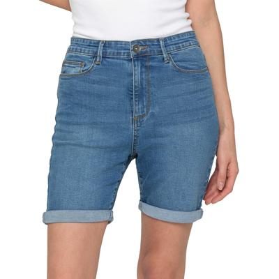 Enzo | Damen Skinny Denim Shorts Image