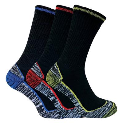 Atmungsaktive Hochleistungs-Bambus-Arbeitssocken für Stahlkappenstiefel für Herren Image