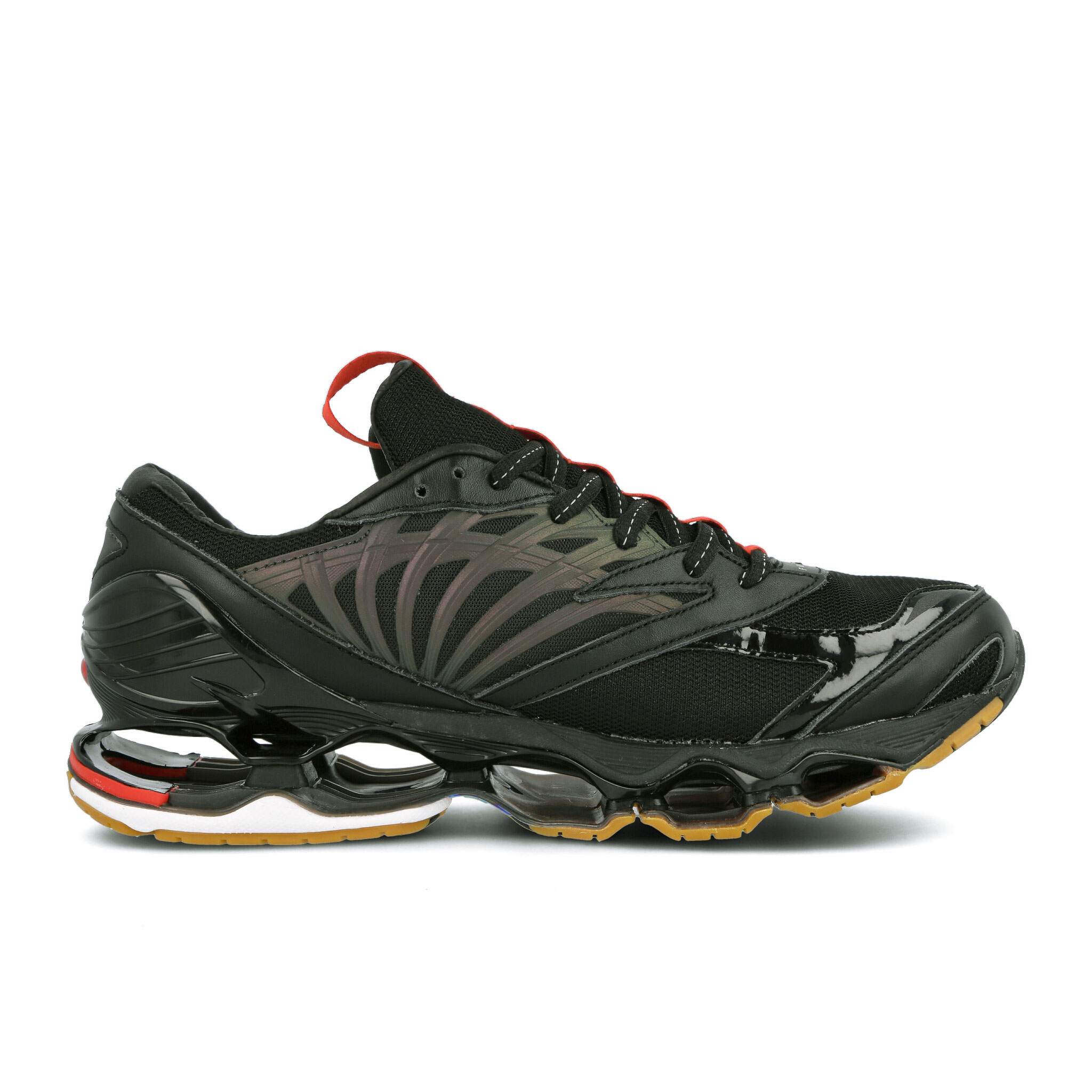 Mizuno x Futur Wave Prophezeiung Schnüre-up schwarze synthetische Herren-Trainer D1GD1945_09