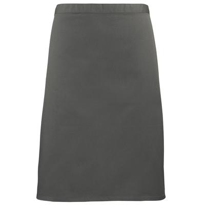 Premier Ladies/Womens Mid-Length Apron (Dunkelgrau)