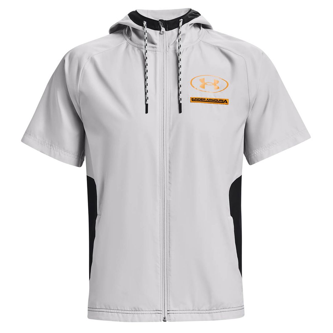 Under Armour Evolution Herrengrau gewebte Hoodie -Oberseite Image