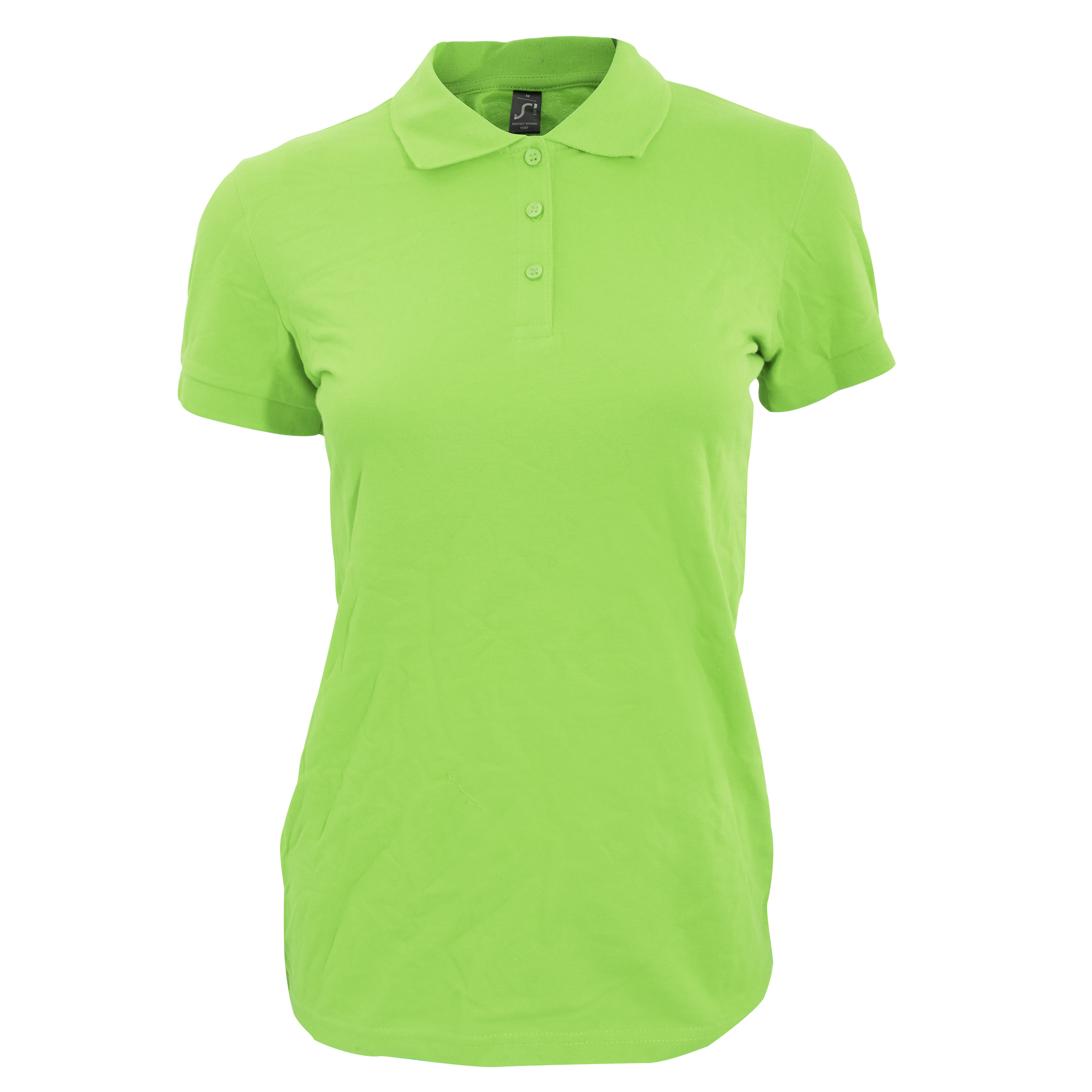 SOLS Womens/Ladies Perfect Pique Short Sleeve Polo Shirt (Apfelgrün) Image