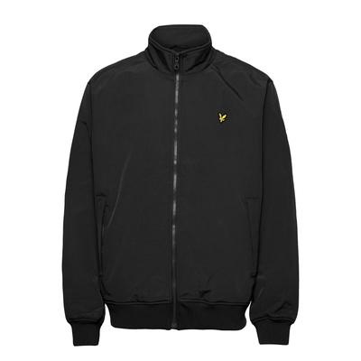 Lyle & Scott Outdoorjas Fleece gefütterte Trichterjacke Schwarz