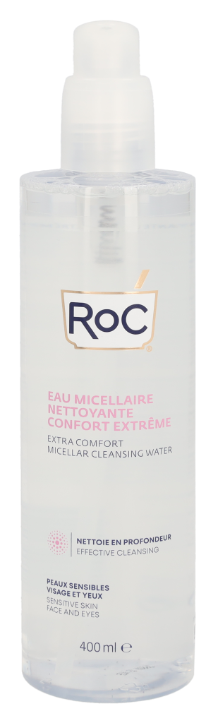 ROC Micellar Extra Comfort Cleansing Water 400ml. Image