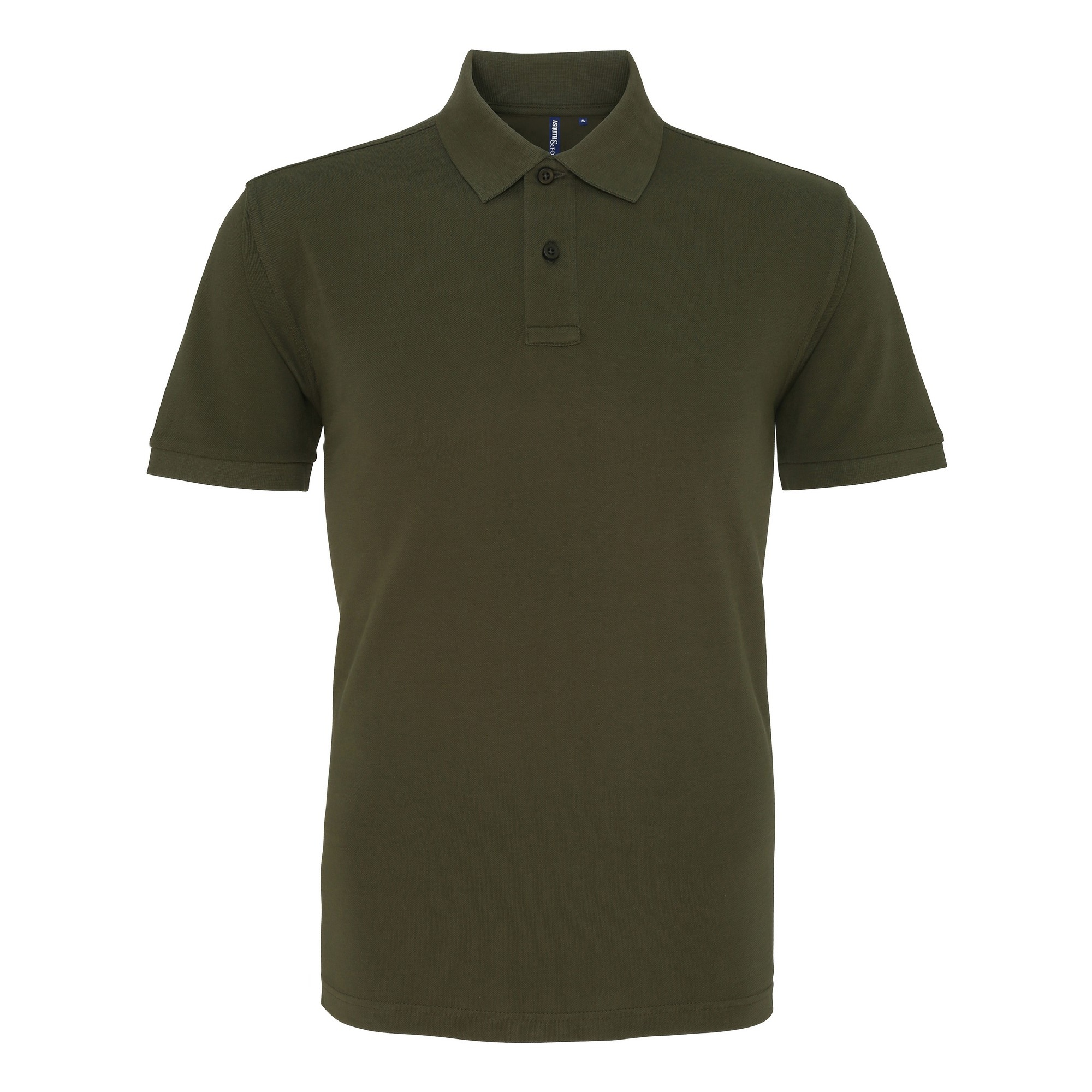 Asquith & Fox Herren-Poloshirt mit kurzen Ärmeln (Olive) Image