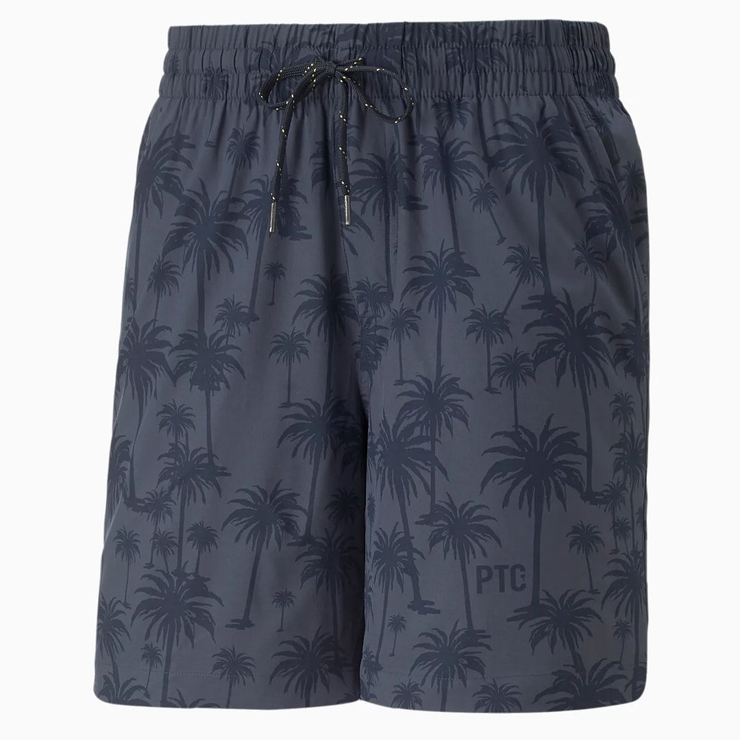 Puma X Ptc Palm Tree Crew Herren Navy Golfshorts Image