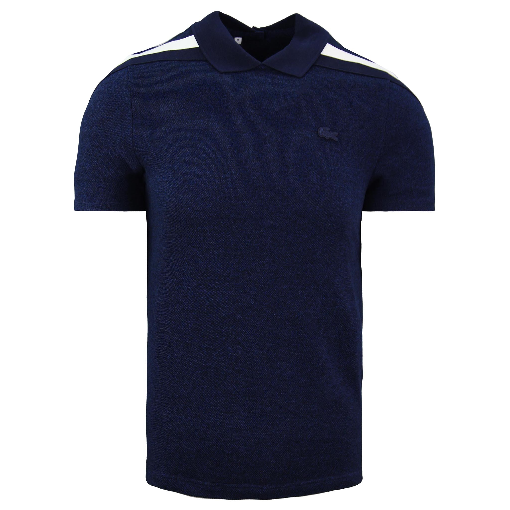 Lacoste Motion Tricolor Kaviar Piqué Damen Navy Polo Shirt Image