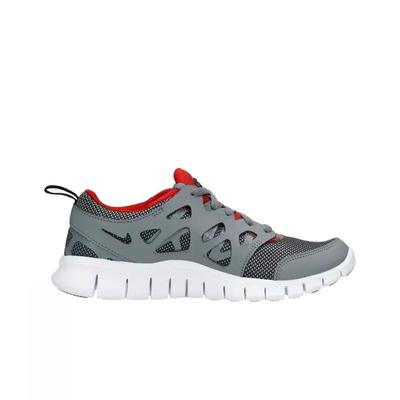 Nike Free Run 2 GS Schnüren graue synthetische Kinder Trainer 443742 035