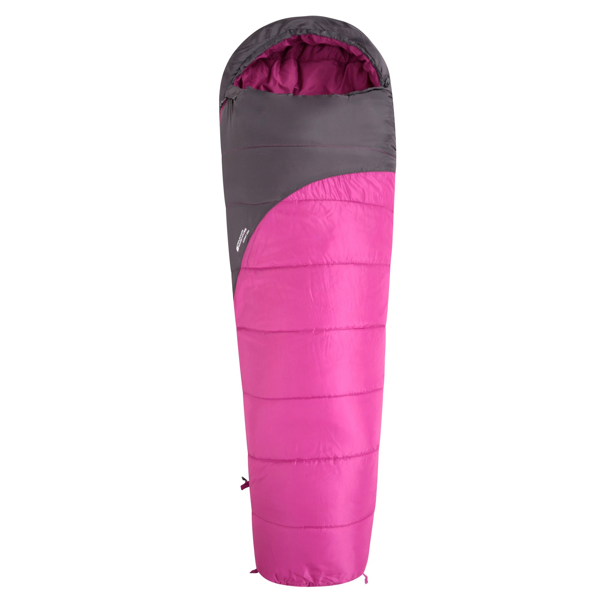 Mountain Warehouse Unisex Adult Summit 250 Right Zip Winter Mumienschlafsack (Fuchsia) Image