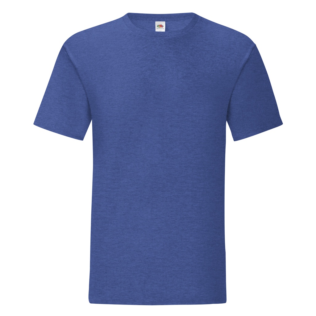 Fruit Of The Loom Herren Iconic T-Shirt (5er Pack) (Heather Royal)