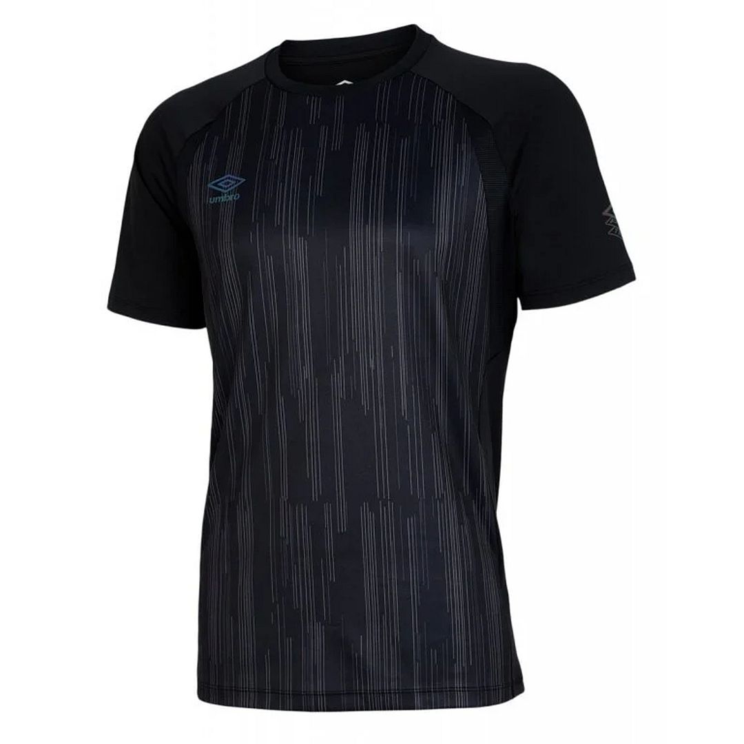 Umbro Short Sleeve Pro Training Elite Black Mens Graphic Jersey 55251U C44 Image