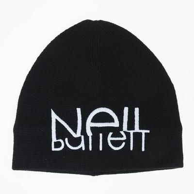 Neil Barrett Sliced Logo Beanie Schwarz Hut Image