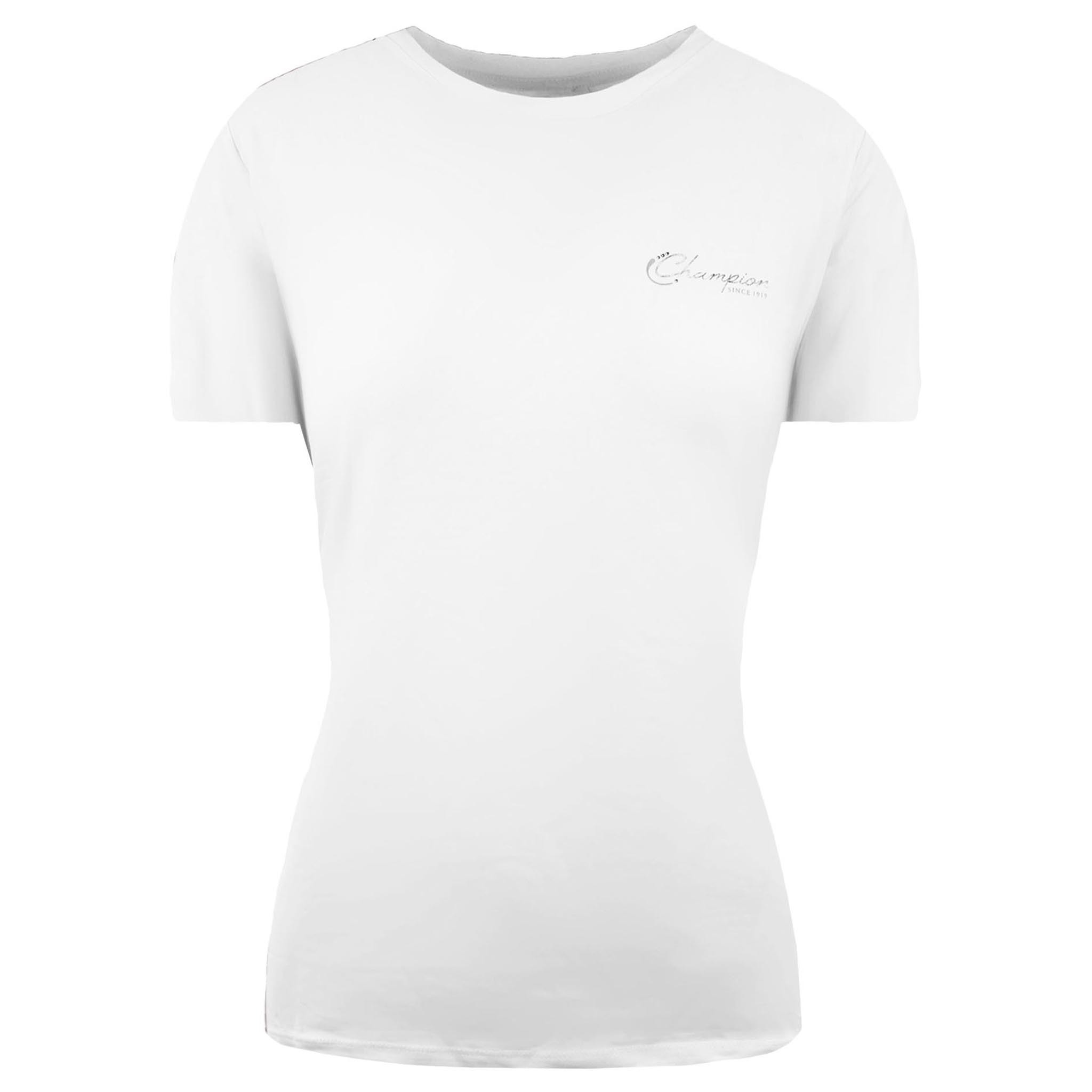 Champion Comfort Fit Womens White T-Shirt Image