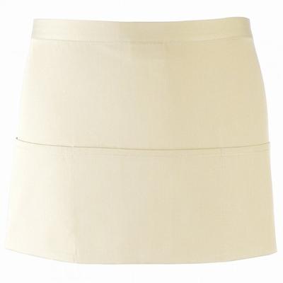 Premier Ladies/Womens Colours 3 Pocket Schürze (2er-Pack) (Natur) Image