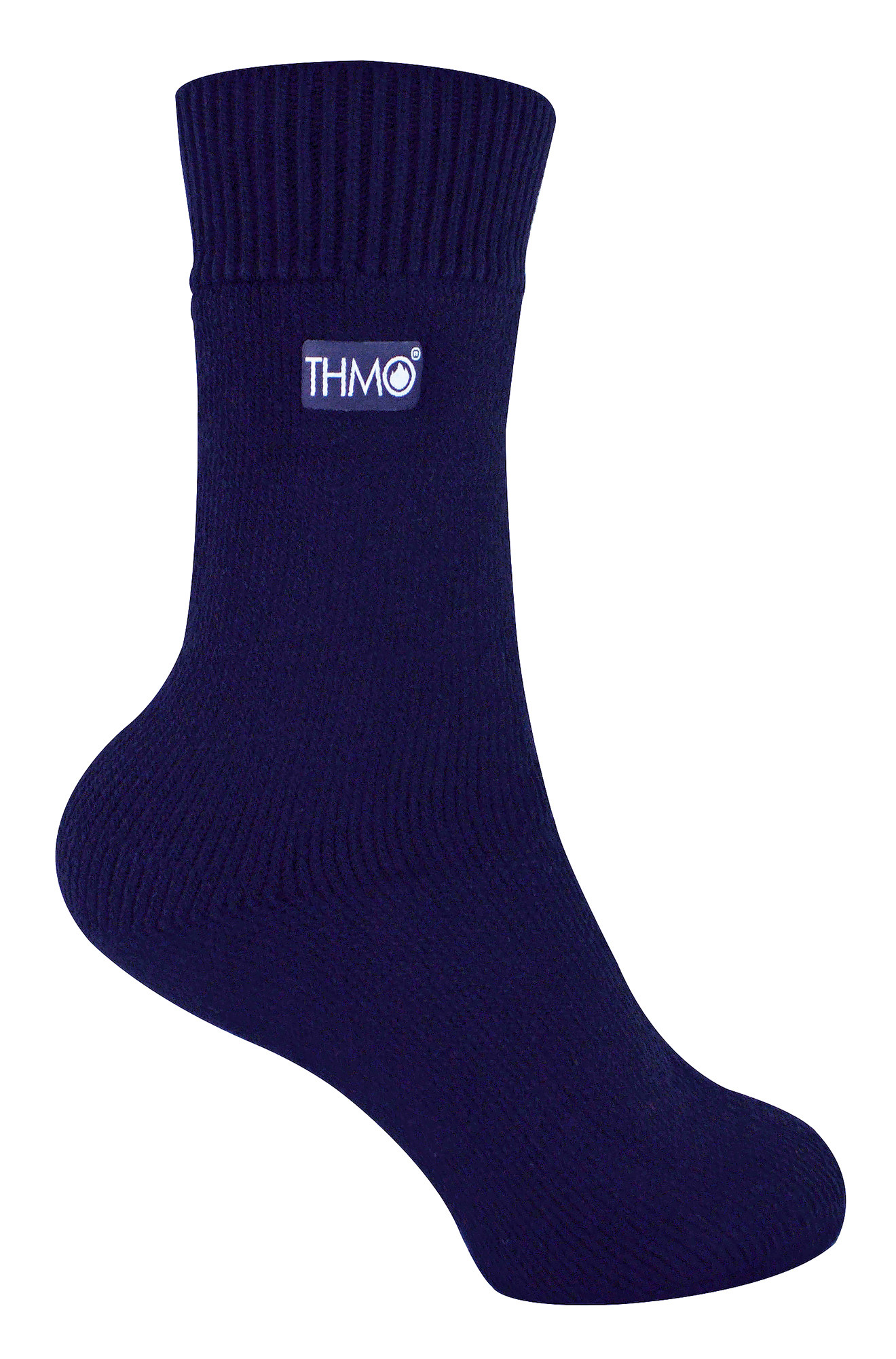 Kinder Thermosocken für den Winter | THMO | Warme flauschige Fleece-Innensocken für Jungen & Mädchen - Navy Image