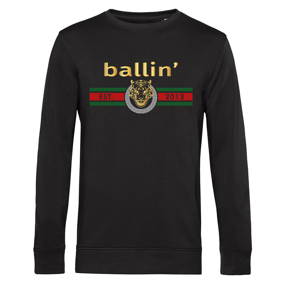 Tiger Lines Sweater von Ballin Est. 2013 in der farbe Schwarz und in größe XXL. Image