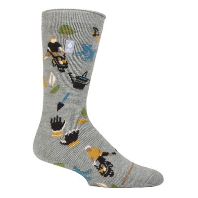 Herren Fun Hobby Socken | Heat Holders Lite | Novelty Fluffy Fleece gefüttert Thermosocken für Winter - Gartenarbeit Image