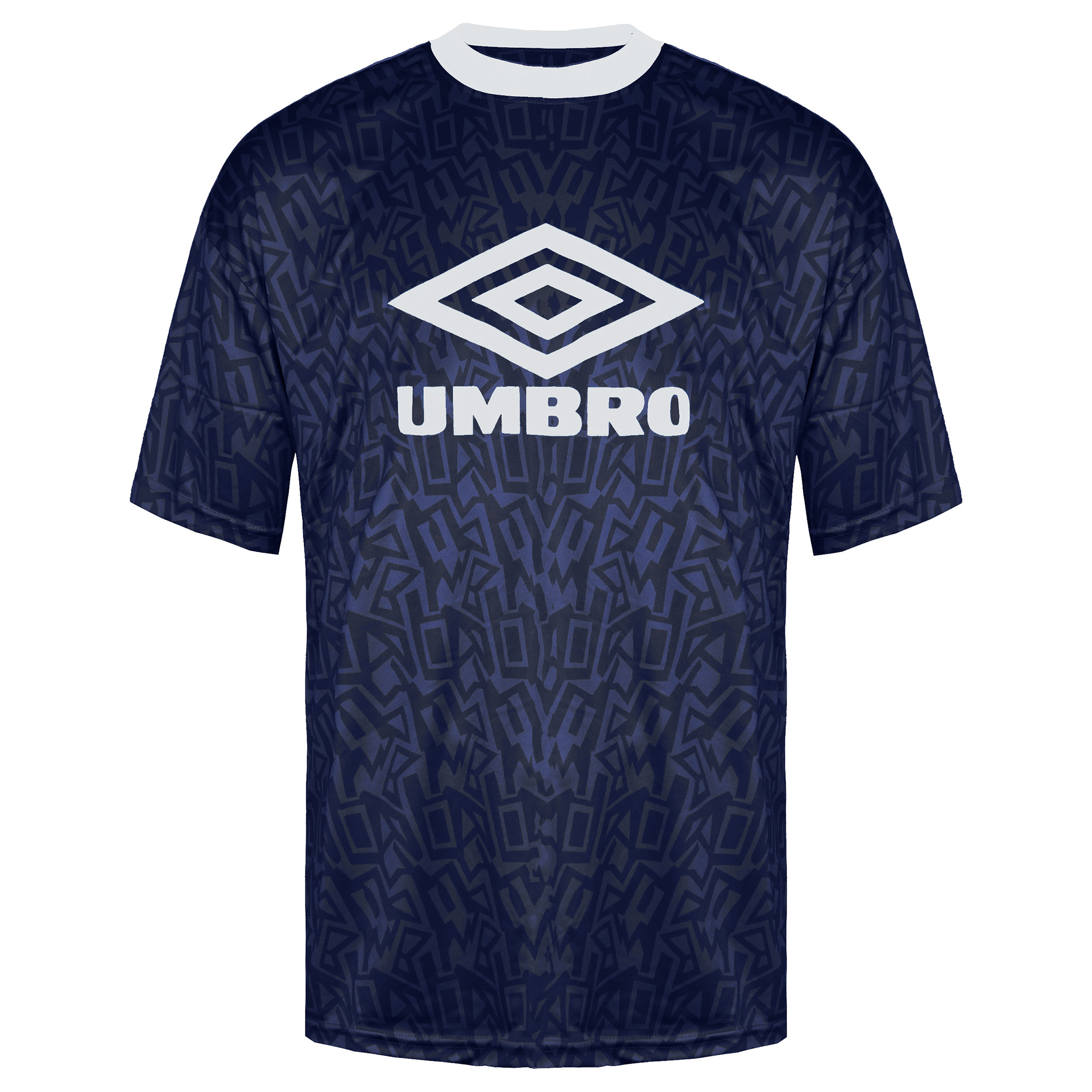 Umbro Graffiti Herren Navy T-Shirt Image