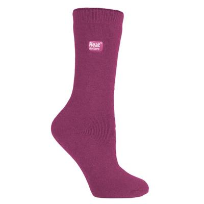 Heat Holders Lite 3 Paar Multipack Damen-Thermosocken für den Winter | Dünne und warme Socken für Anzugsocken Deep Fuchsia Image