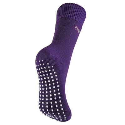 THMO - Ladies Cosy Thermal Slipper Bettsocken mit Anti-Rutsch-Greifern