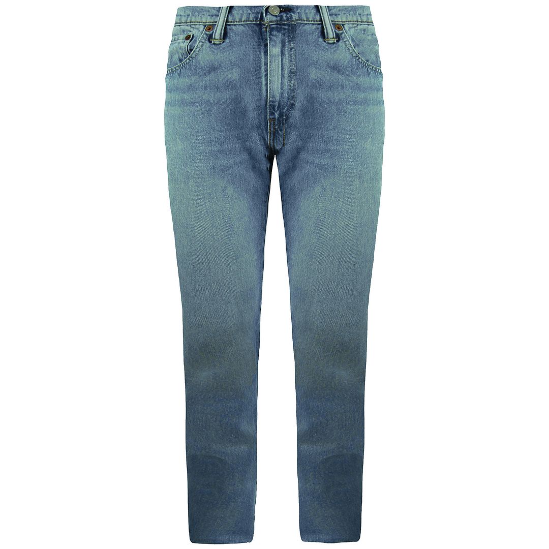 Levis schlanker fit gerade Beinmenschen hellblaue Jeans