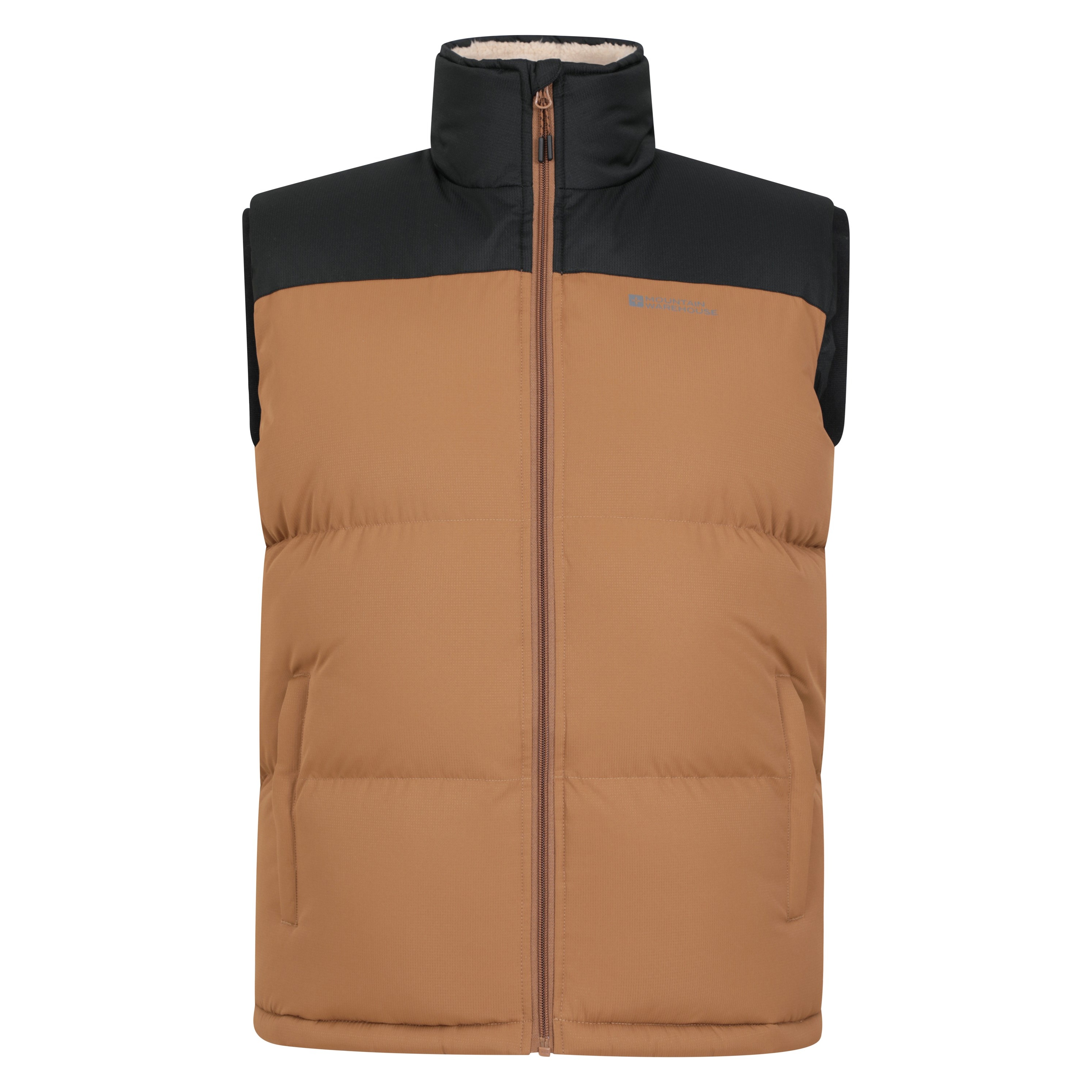 Mountain Warehouse Herren Rock Borg gepolstert Gilet (Orange)