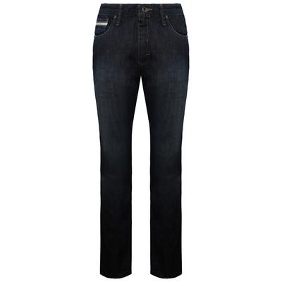 Vans von der Wand V66 Slim Low -Rise gerade Bein Dark Denim Mens Jeans VK4F8F4