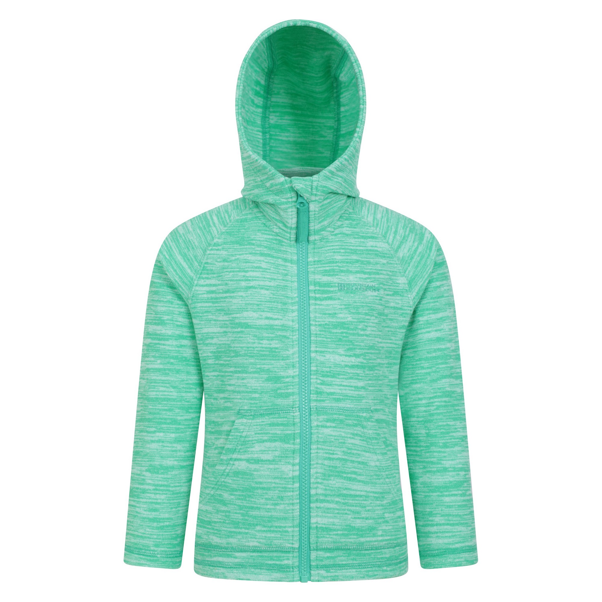 Mountain Warehouse Childrens/Kids Snowdonia II Full Zip Hoodie (Grün) Image