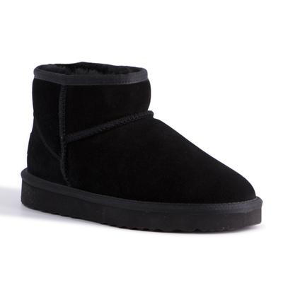 Aus Wooli "Bondi" Australia Kurze Stiefelette aus Schaffell, schwarz