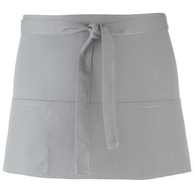 Premier Ladies/Womens Colours 3 Pocket Schürze (2er Pack) (Silber) Image