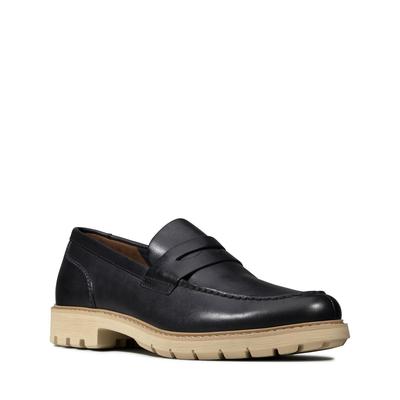Clarks Batcombe Edge Herren schwarze Schuhe Image