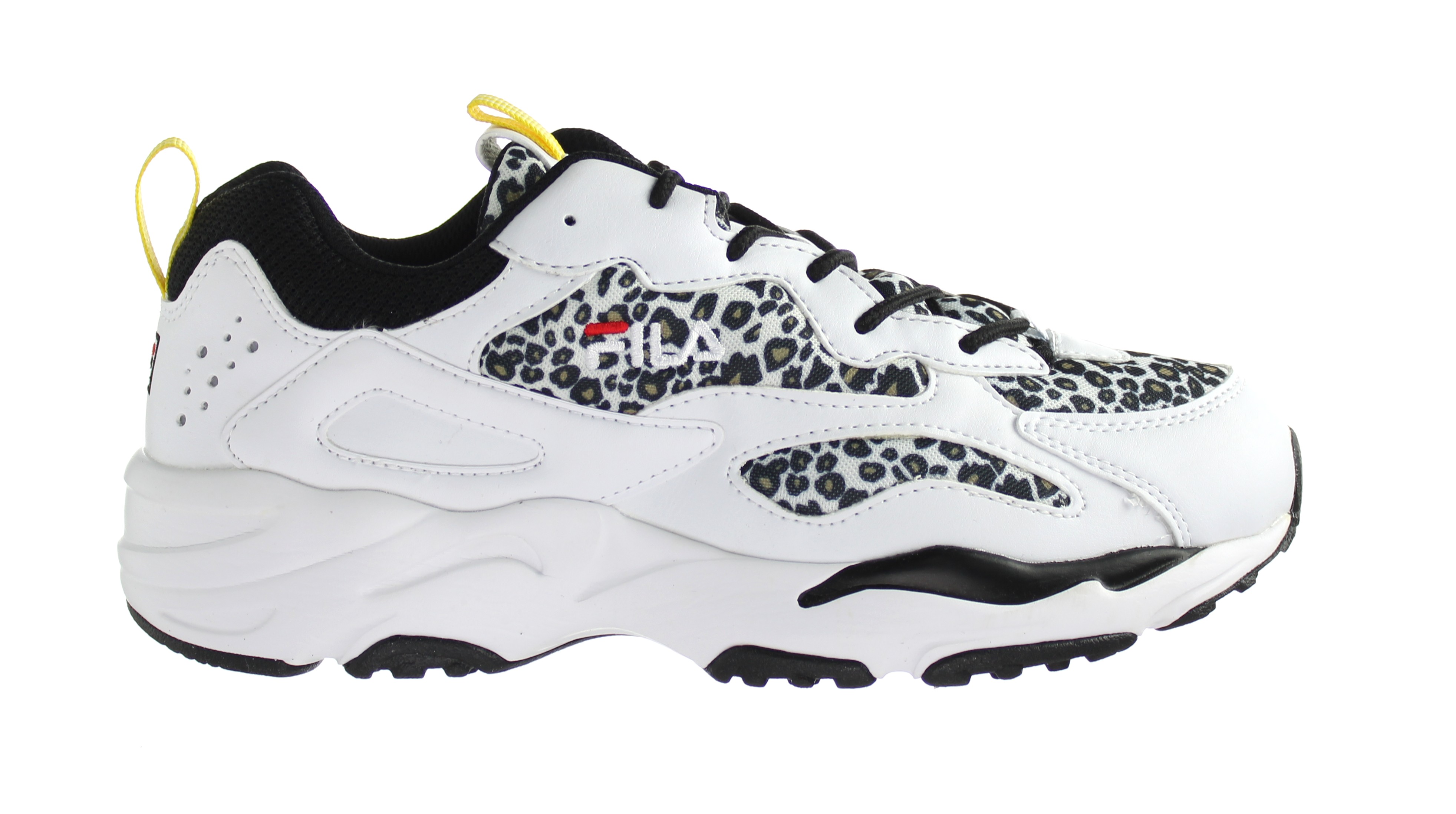 Fila Ray Tracer Womens White/Black Trainer Image