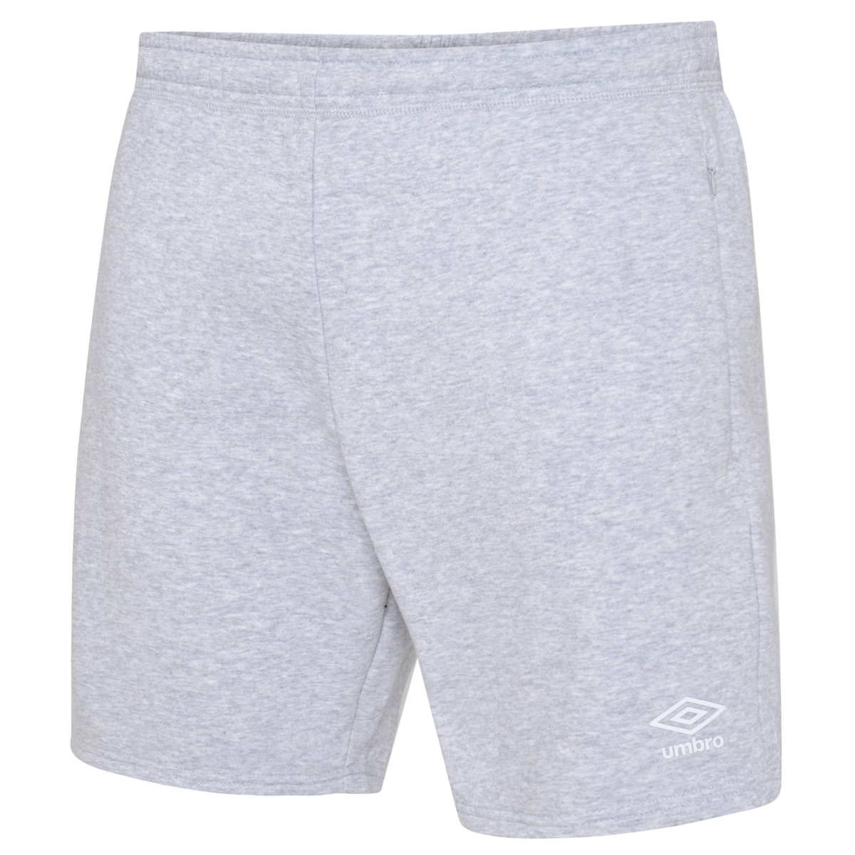 Umbro Herren Club Freizeit Shorts (Grau meliert/Weiß)
