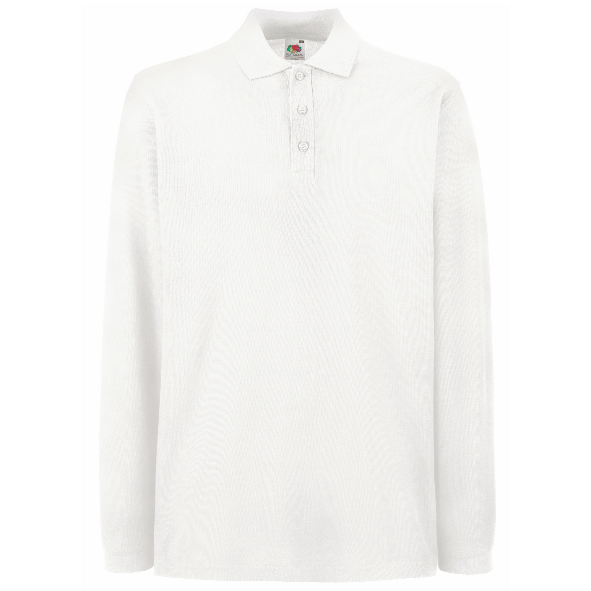 Fruit Of The Loom Herren Premium Langarm-Poloshirt Image