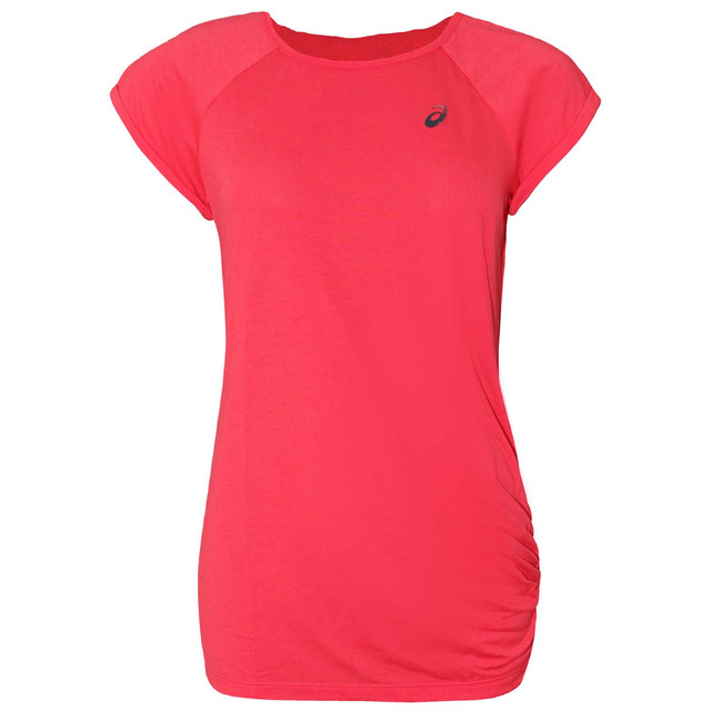 Asics Motion Trocken Raglan Womens Pink T-Shirt Image