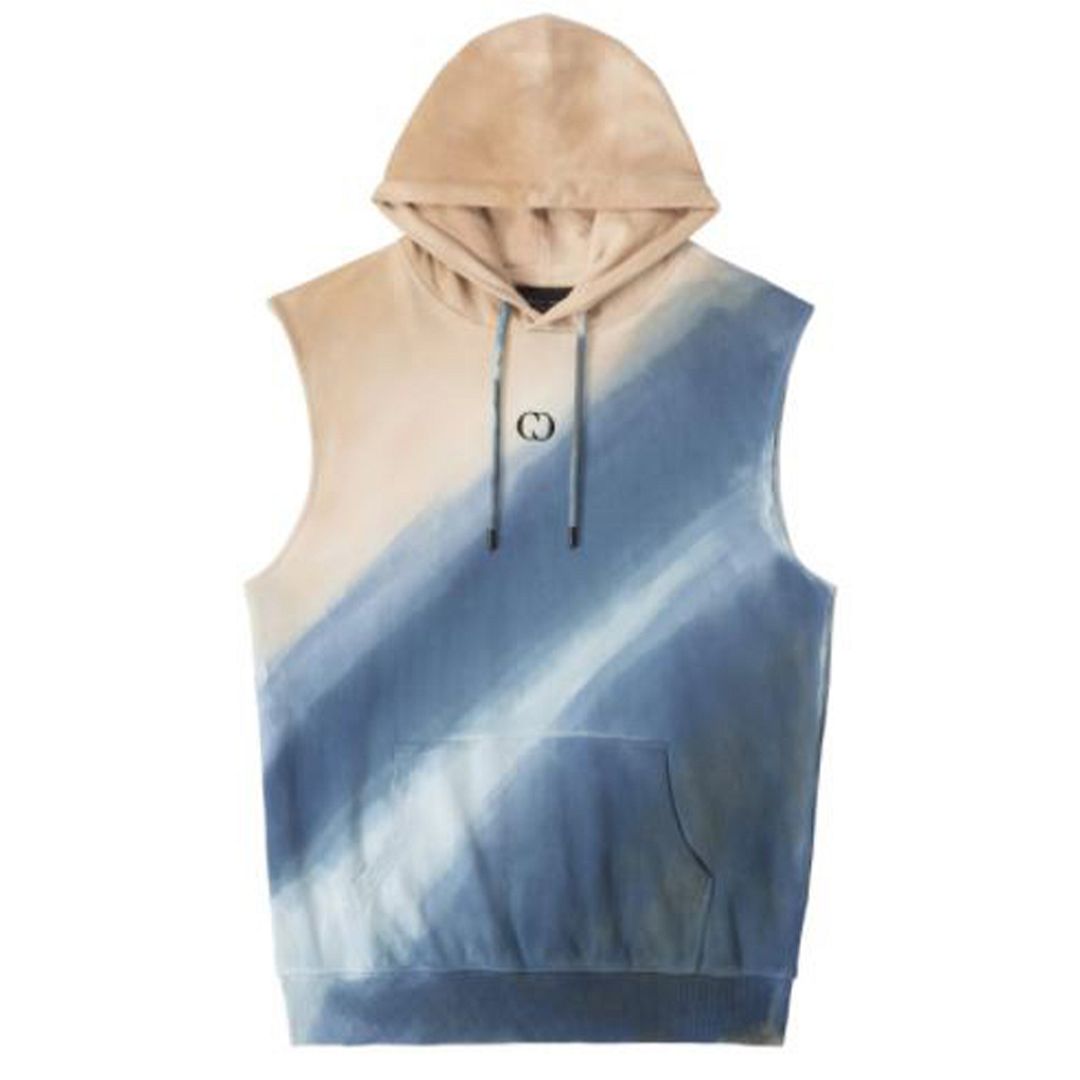 Krimineller Schaden Tie Dye Herren Hoodie Weste Image