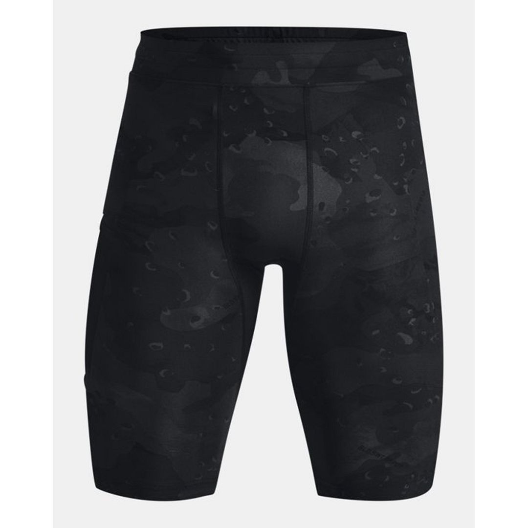 Unter Amour -Projekt Rock Mens Black Camo Compression Shorts Image