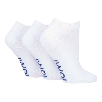 IOMI - 3 Paar gepolsterte Trainer Diabetiker Socken für geschwollene Füße und Knöchel Image
