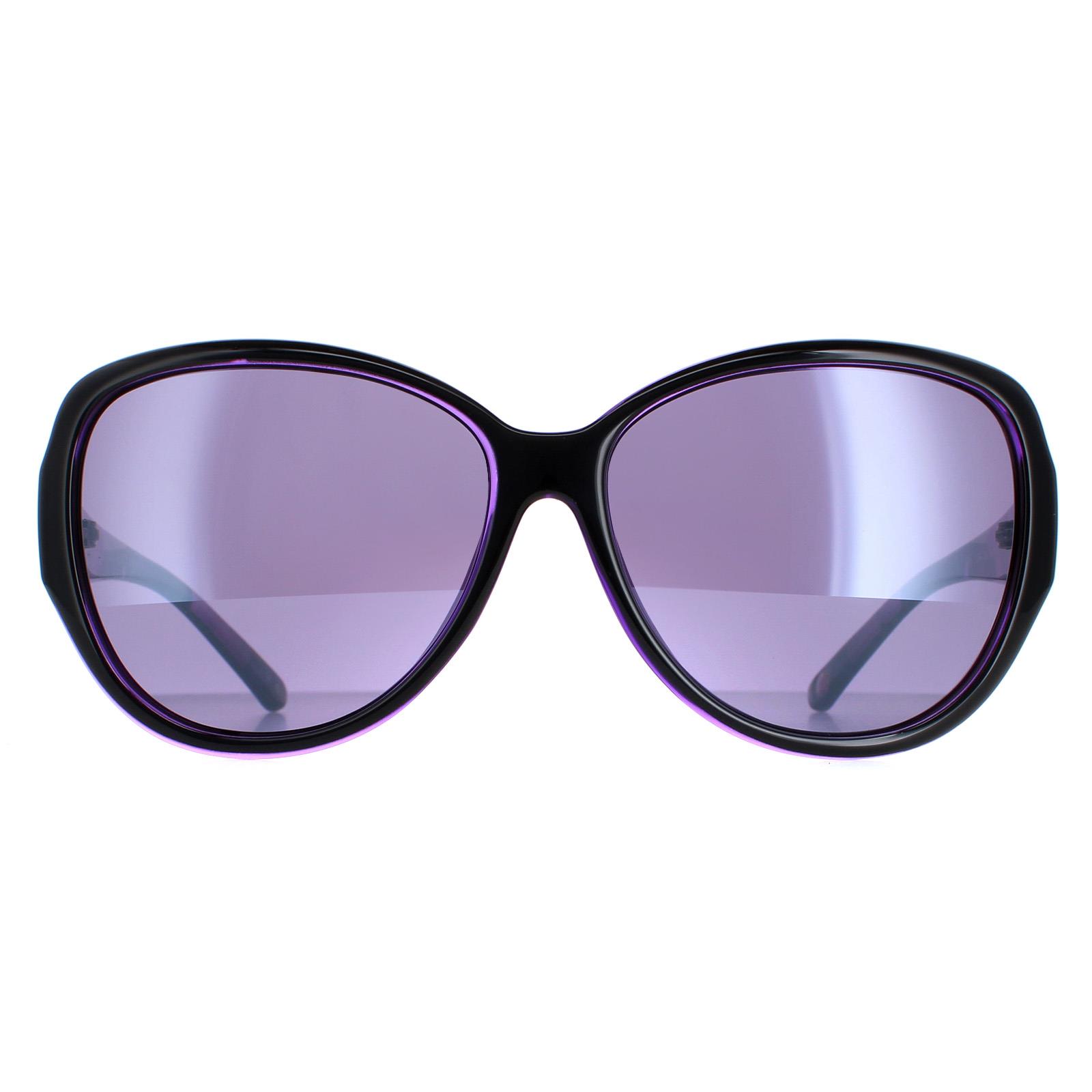 Ted Baker Sonnenbrille TB1394 Shay 007 Schwarz Lila Image