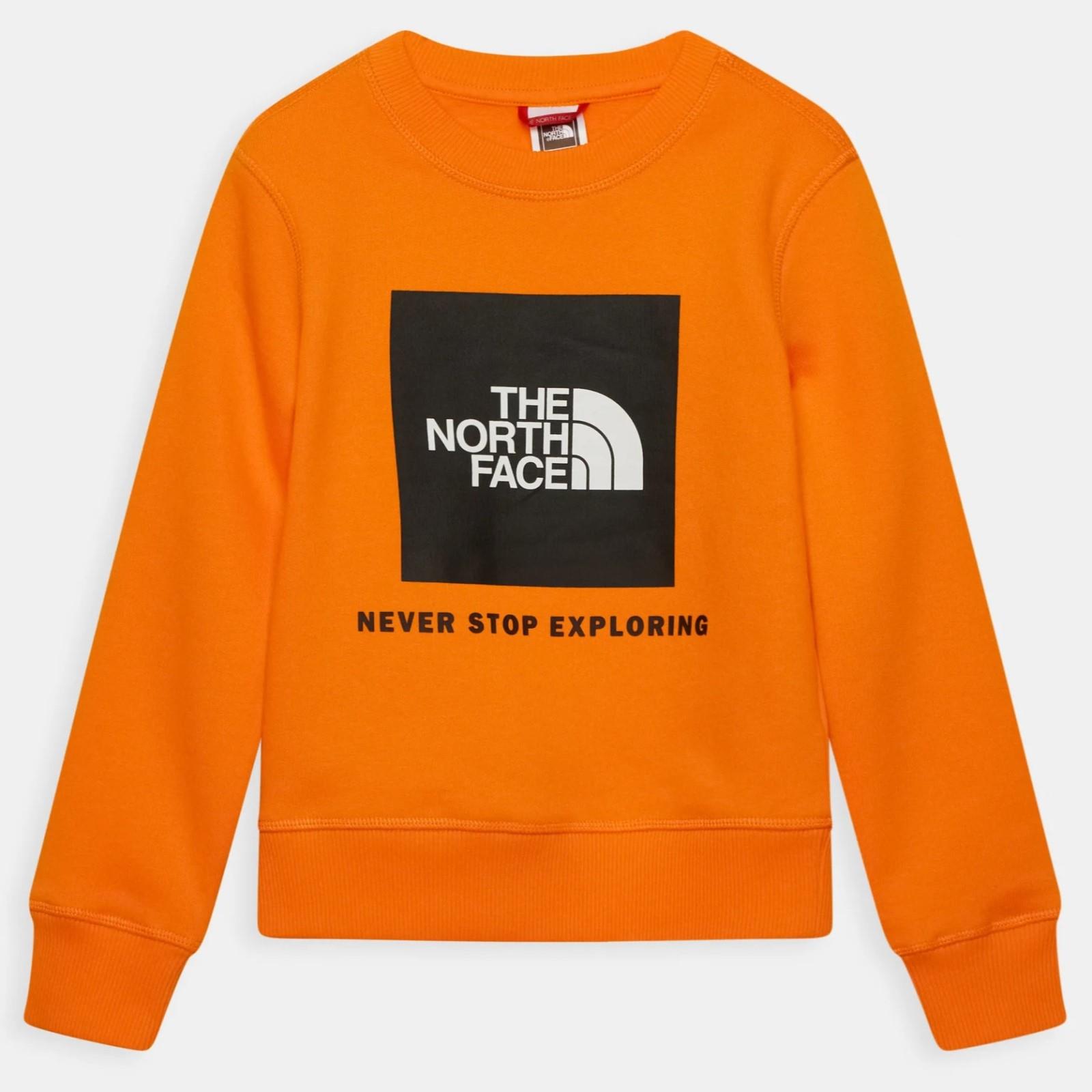 The North Face Jugend Box Crew Sweatshirt in gelb