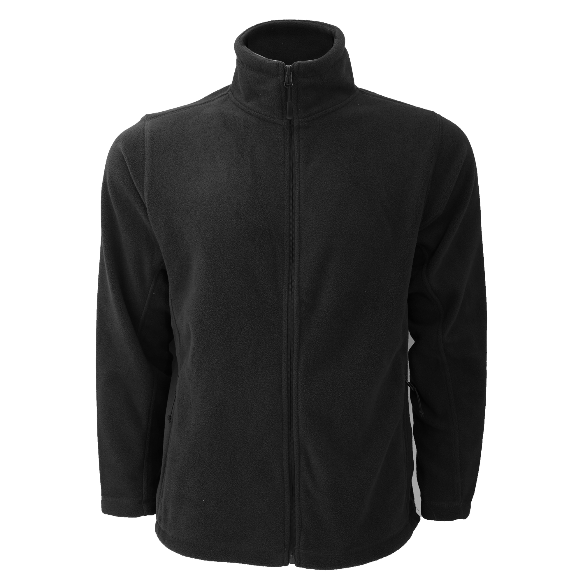 Russell Mens Full Zip Outdoor Fleece Jacke (Schwarz) Image