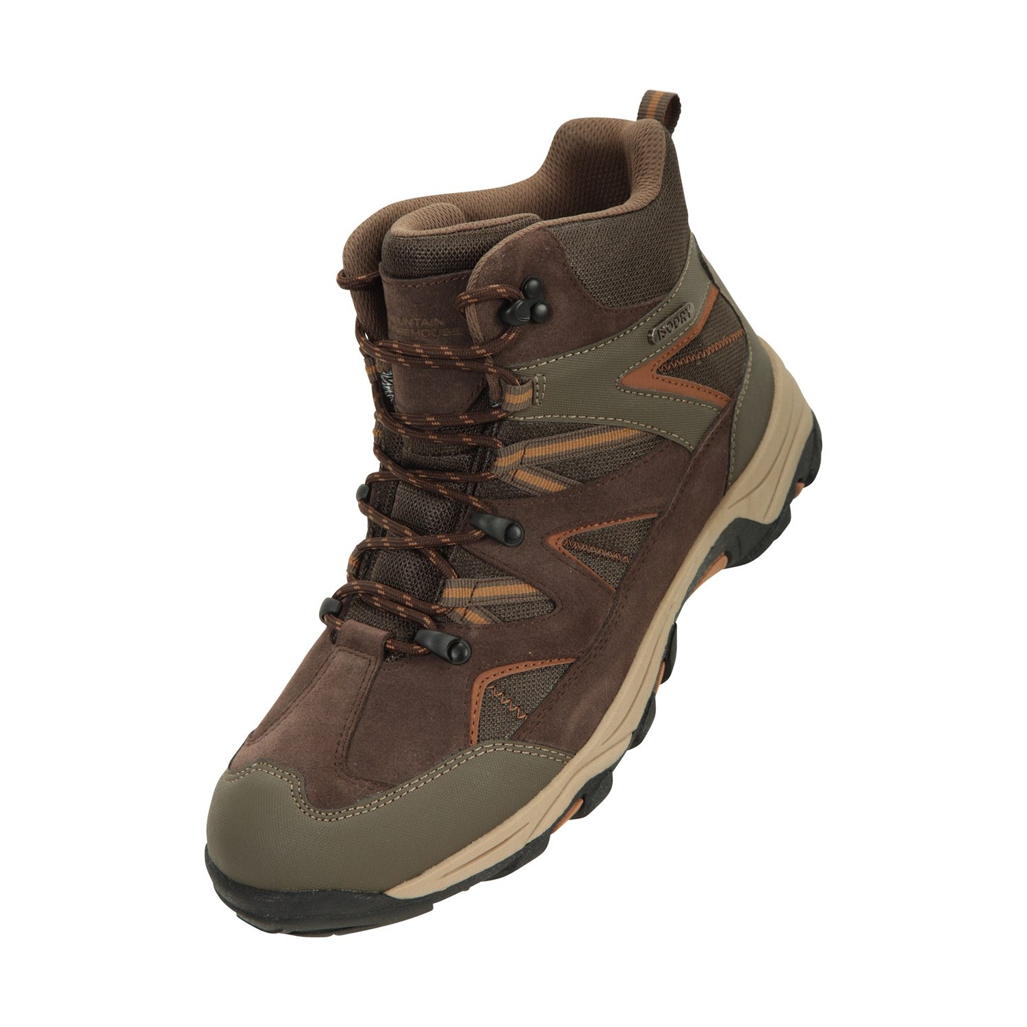 Mountain Warehouse Herren Rapid Wildleder Wanderschuhe (Braun)
