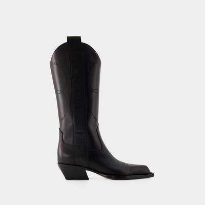 Für Wanderstiefel - Off White - Leder - Schwarz Image