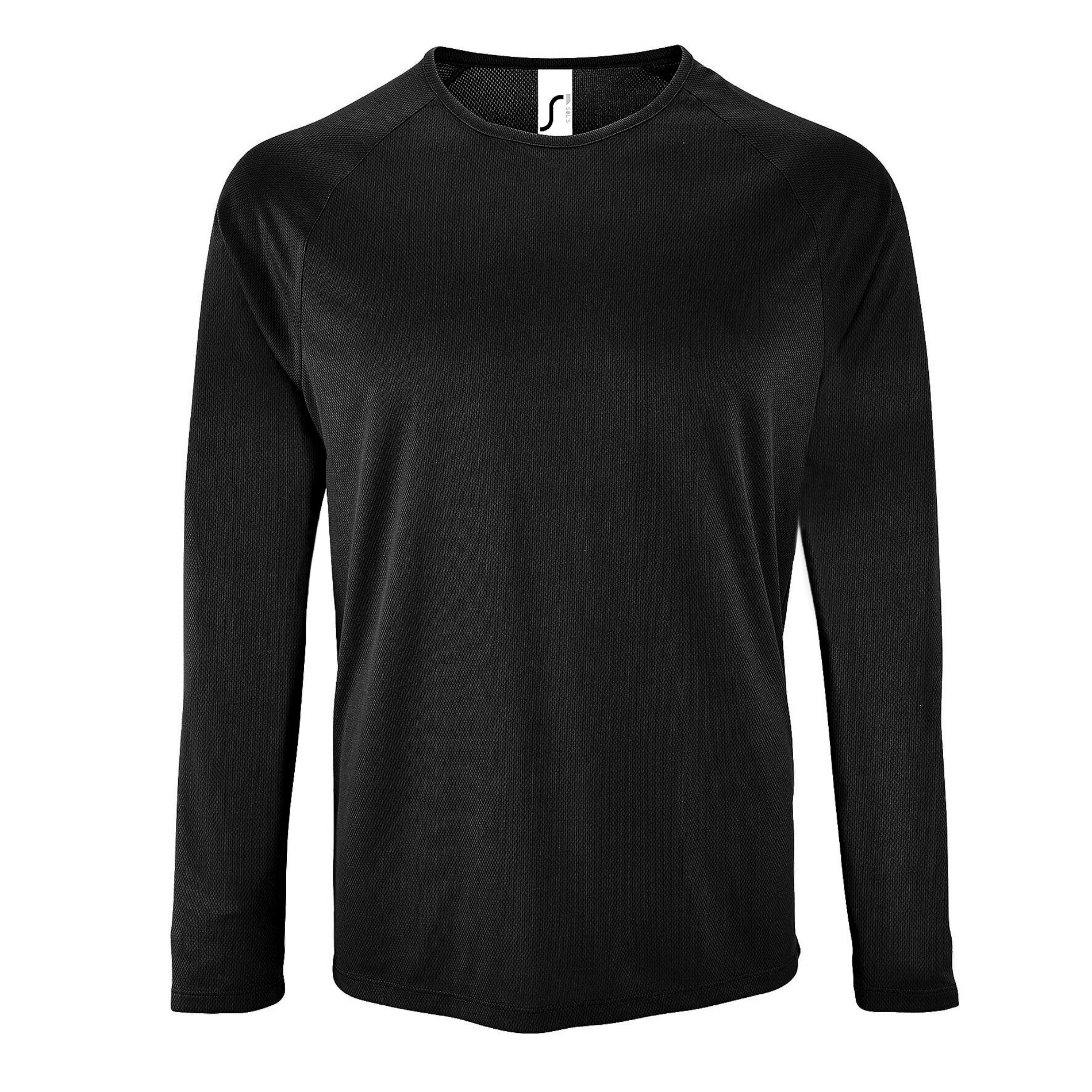SOLS Mens Sporty Long Sleeve Performance T-Shirt (Schwarz) Image