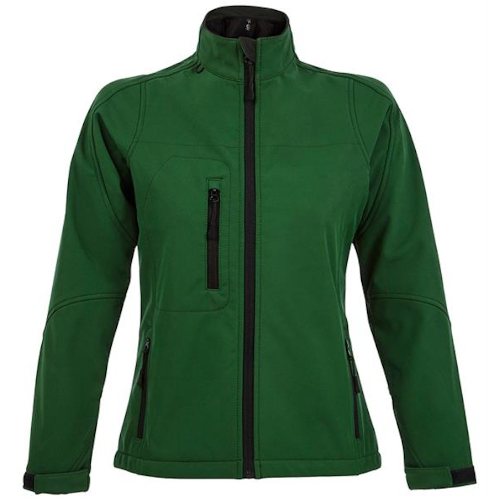 SOLS Womens/Ladies Roxy Soft Shell Jacket (atmungsaktiv, winddicht und wasserabweisend) (flaschengrün) Image