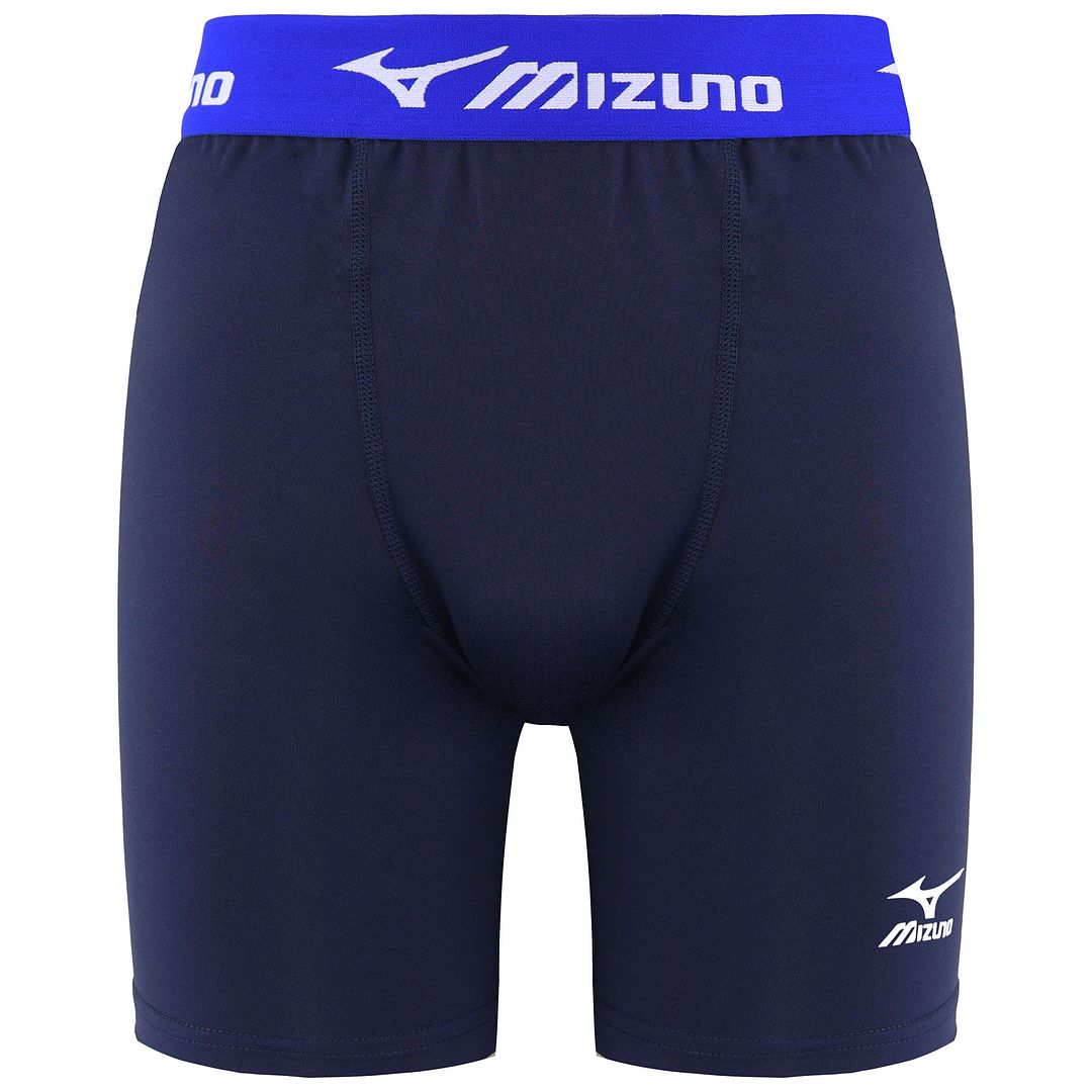 Mizuno Logo Herren Marine Baselayer Shorts Image