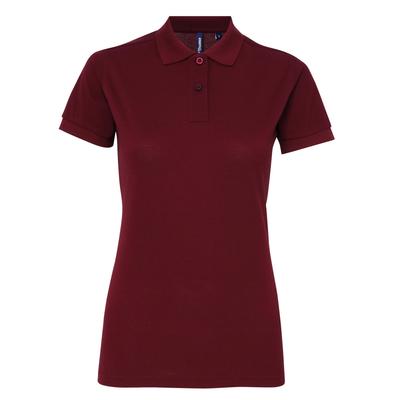 Asquith & Fox - Polo-Shirt mit kurzen Ärmeln - Damen (Bordeaux) Image