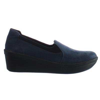 Clarks Schritt Rose Moon Damen Navy Wedges