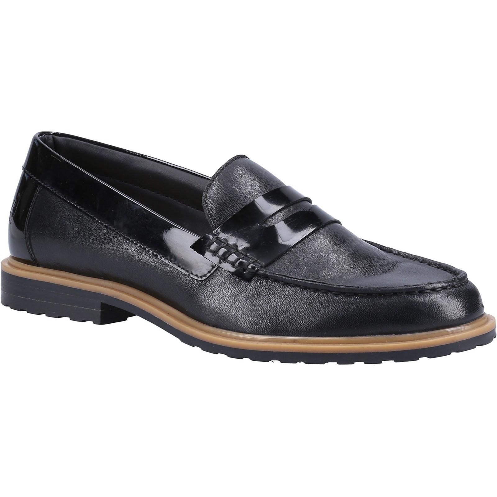 Hush Puppies Damen/Damen Verity Leder Freizeitschuhe (Schwarz)