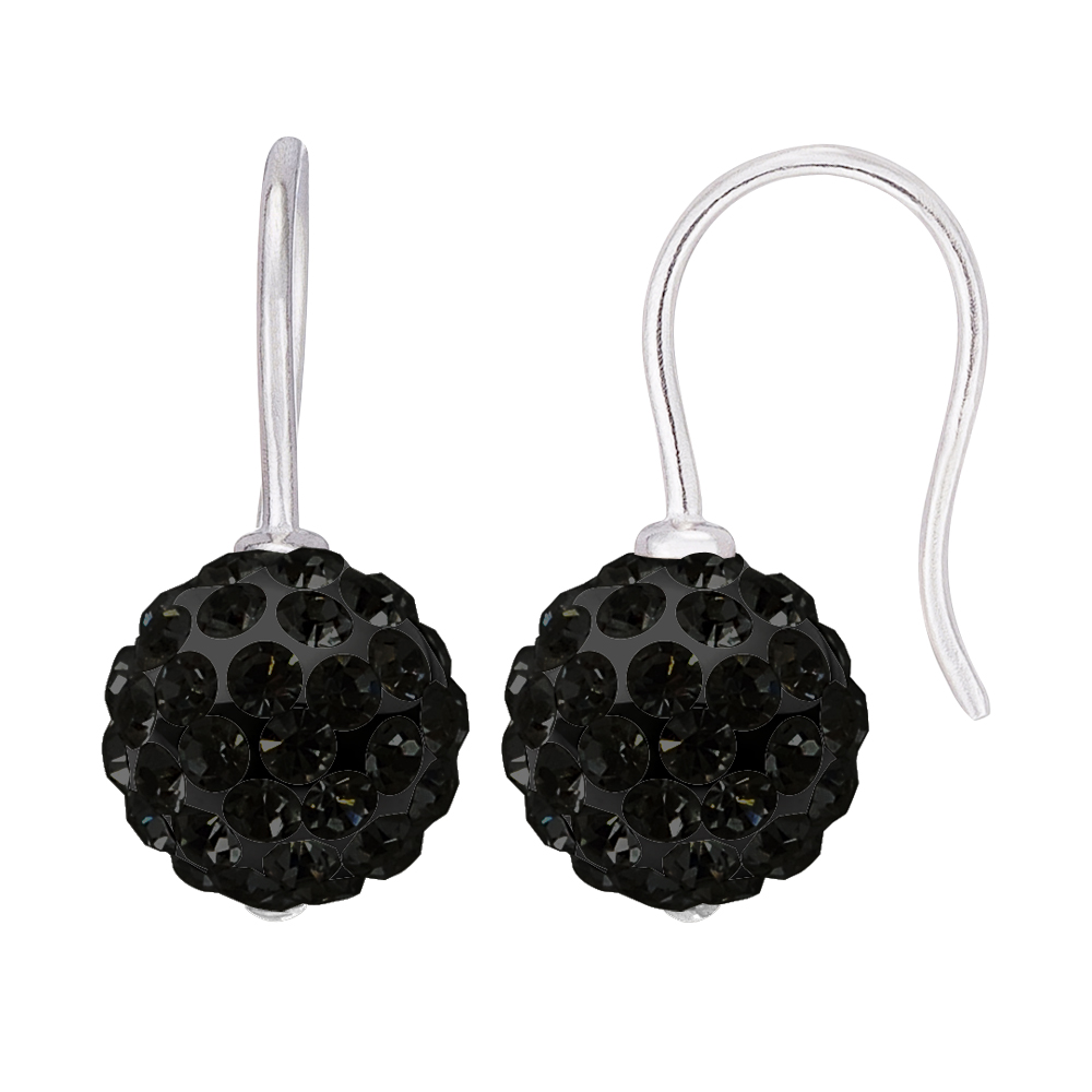 DIADEMA - Ohrringe Black Night - Kristall Schwarz - Kollektion Crystal Pearl Image